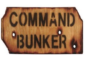 Commando Building Sign Kids army signs command bunker